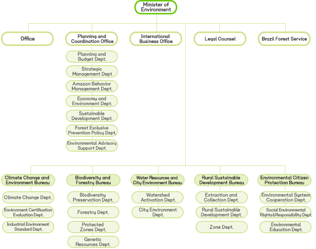 Ministry of Environment Organization Chart