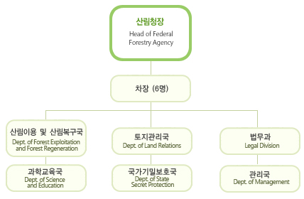 Forest-related Organization Organization Chart